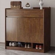 櫻桃傢俱 - 實木鞋櫃單門雙門三門四門儲物櫃門口入戶玄關門廳隔間置物櫃