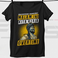 Men's T-Shirt Ready Stock Men's T-Shirt for Overtime Work Monolusion 100% Cotton T-Shirt S-5XL