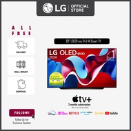 [NEW] LG OLED83C4PSA OLED 83 evo C4  4K Smart TV + Free Wall Mount Installation worth up to $200 + Free Delivery