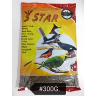 5Star Bird Food Feed 300gram Makanan Burung 5 Star