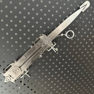 Assassin's Creed  metal Black Flag Wired Control Stainless Steel Model, Cosplay Hidden Blade Prop, T