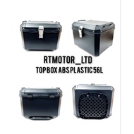 MOTORCYLE TOP BOX 56L ABS WATERPROOF PREMIUM ALUMINIUM LOCK