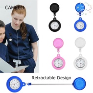 CAMELLI Pocket Watch Gift Brooch Pin Clip-on Fob Watch