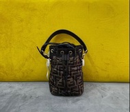 Fendi真絲老花bucket/Fendi mini bag