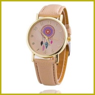 ✳ ≈ ▱ Luckin Mart Geneva leather Wrist Watch Dream catcher Watch