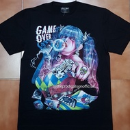 Rock Chang Import T-Shirt Size XL Joker 4D Glow in The Dark Girls