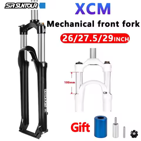 SUNTOUR XCM MTB Fork 26 27.5 29 inch Shoulder Control Locking Mechanical Aluminum Oil Spring Fork 10