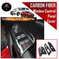 🔥SG SELLER🔥 Honda Jazz/Fit GK GK3 GK5 Shuttle Interior Window Panel Cover Carbon Fiber Trim Protection Accessories