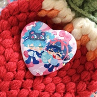 ALNST - Cute IvanTill heart badge