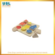 USL - MasterKidz - Geometric Peg Board – Educational Toy for Exploring Shapes, Patterns, and Spatial