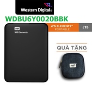 SALE - Ổ cứng di động HDD 2.5 inch WD Elements 2TB USB 3.0 (Đen) WDBU6Y0020BBK Chính Hãng 100% -