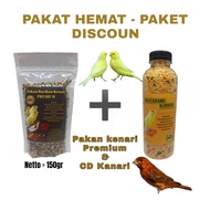 Pakan kenari premium dan CD kenari Paket hemat