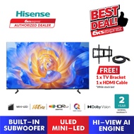 [FREE SHIPPING+BRACKET+CABLE] Hisense 4K ULED Mini-LED Smart TV E8Q Series 55E8Q / 65E8Q / 75E8Q / 8