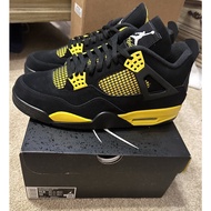 Air Jordan 4 Thunder Black/tour yellow dh6927-017 casual running shoes basketball shoes