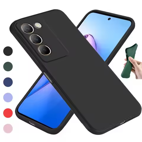 Flexible Liquid Silicone TPU Case For VIVO Vivo V60 Lite 5G V50 V50e Y29S Y29 Y19S Y04 Y03 4G Protec