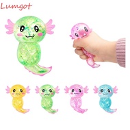 MERY Squishy Stress Glitter, Cute Shape Glitter Axolotl Squishy Toys,  Soothing Texture Sugar Filled