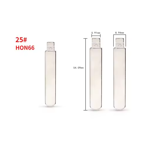 5PCS/10PCS/LOT HON66 Flip Blank Key Blade 25# HON66FH for Accord Fit City New Odyssey for KD Keydiy 