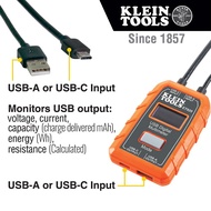 High efficiency Klein Tools ET920 USB Power Meter, USB-A and USB-C Digital Meter for Voltage, Curren