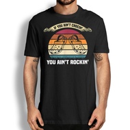2024 waffle gift for friends Funny T-shirt If You Ain't Crocin' You Ain't Rockin' Funny Retro Vintag