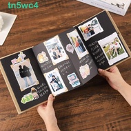 TN5WC4 Accordion Photo Album Gift, Kraft Paper Folding Surprised Photo Book, Collect Book Photocard 