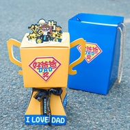 Desert Hampers Box Fathers Edition Father's Day Cake Box/ Box Mika Desert I Love Dad/ Box [Champion]