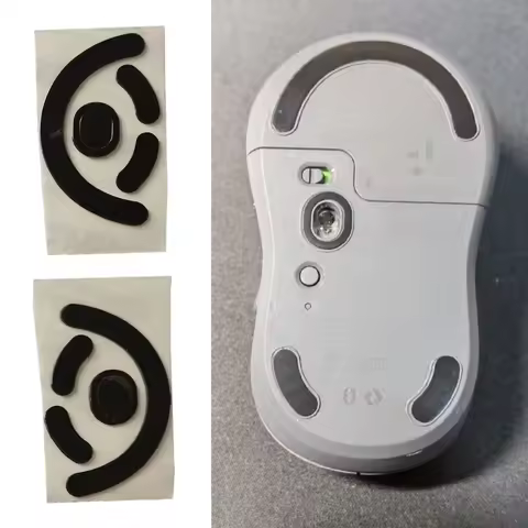 2 Sets/Pack Mouse Feet Pad Mouse Skate Glides Sticker for Logitech M650L / M750L Gaming Mice Curved 