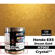 Honda EX5 Dream Gold Crystal 2K Paint H7002 CW Aikka Paint Spray Gun 0.5L / 1Liter DIY Aerosol Spra