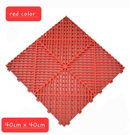10pcs 40cm x 40 cm Garage Tiles Anti Slip Oil Resistant Garage Tiles PVC Floor Tiles Sport Tiles