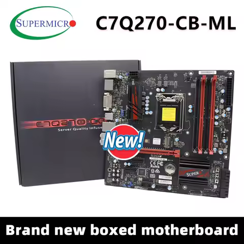 SuperMicro C7Q270-CB-ML Motherboard Support Intel 6th/7th Generation Core i7/i5/i3 Processor i7-6700