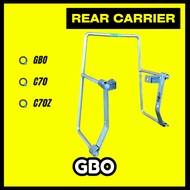 HONDA GBO C70 REAR CARRIER - C70Z FIRST MODEL LAMA HEAVY DUTY MONORACK CARGO CARIER REAR BESI BELAKA