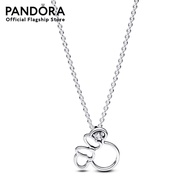 Pandora Disney Mickey Mouse Sterling Silver Pendant Necklace