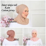 NEW ARRIVAL) ANAK TUDUNG NINJA ADUSTABLE TAIL/INNER NECK TIE BACK
