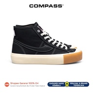 [100% Original] Compass Gazelle Hi Black Gum