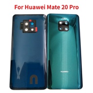 New Original Back Glass For Huawei Mate 20 Pro Battery Cover Rear Door Case Housing Cover with Camera Lens Replacement