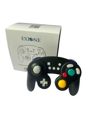 Exlene nintendo switch pro controller gamecube, wireless rechageable gamepad, wakeup turbo rumble
