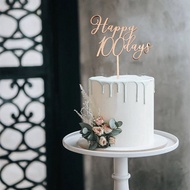 Arcylic 100 days baby Cake Topper 亚克力100days 100天插牌