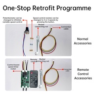 DC Low Voltage Brushless Motor DC9-28V High Power for Table Fan Floor Fan Wall Hanging Fan