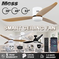 [FREE INSTALLATION] Smart Ceiling Fan DC Motor 3 Blade Ceiling Fan with 3 Tone LED Light Kit and Remote Control or Smart Apps