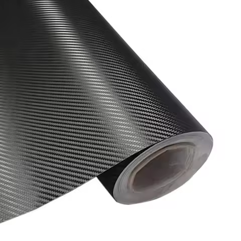 50x200 Cm High Quality Car 3D Matt Black Carbon Fiber Vinyl Foil Film Wrapping Roll Sticker Decal
