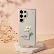 GreenGate聯名晨光邂逅晶石透明防摔SAMSUNG繩掛手機殼