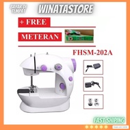 Recomended COD ✅- MESIN JAHIT PORTABLE DOMESTIC 202 MINI SEWING