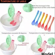BABY FEEDING SPOON HEAT SENSOR HEAT TEMPERATURE