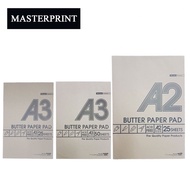 Masterprint Butter Paper Pad (A4 / A3 / A2 Size)