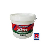 NIPPON SUPER MATEX / Cat Dalam / Cat Rumah/ Maxi White Emulsion Paint - 15245 (7L) *Foc 1Inch Paint Brush”