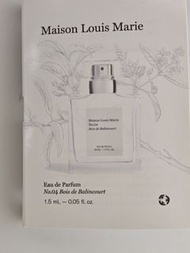 Maison Louis Marie ✅️ No. 4 Bois De Balincourt Perfume 1.5ml No 4 香水 秘徑漫遊淡香精 travel size spray sepho