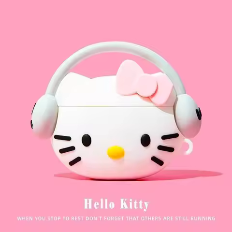 Sanrio Hello Kitty Kuromi Melody Cartoon Earphone Case For Apple AirPods 4 3 2 1 Pro 2 Pro 3 Silicon