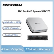 MINISFORUM AI X1 Pro Ryzen AI 9 HX 370 Radeon 890M DDR5 5600Mhz M.2 PCIE4.0 WIFI 7 BT 5.4 MINI PC