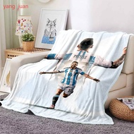 Champions League Ballon d'Or Lionel Messi Argentine Throw Blanket Flannel Printing Football Fans bla