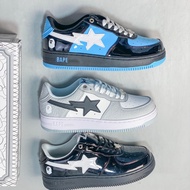 BAPE STA Sneakers Color Matching Star Logo Trendy Low-Top Casual Shoes Men Women Same Style Recommen