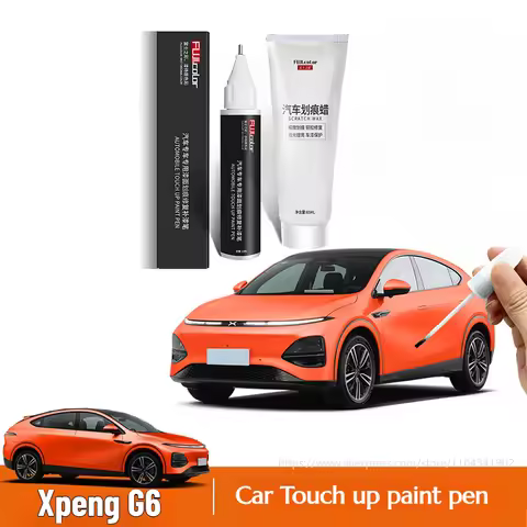 For Xpeng G6 Car Touch Up Pen White Silver Xiaopeng G6 Car Accessories Modification Car Paint Scratc